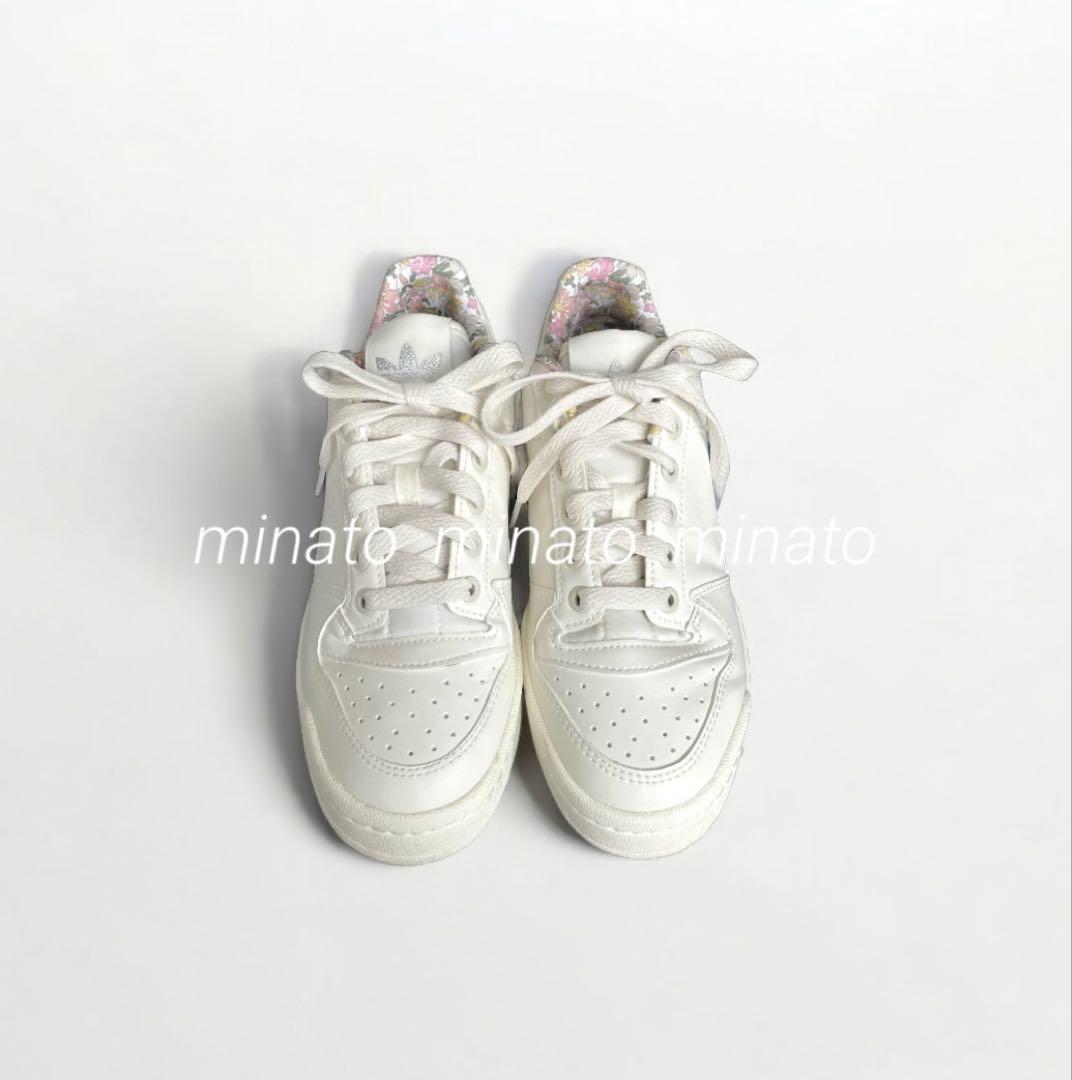 極美品 ABC-MART限定 アディダス フォーラムボールド リバティ23.5 極美品 ABC-MART限定 アディダス フォーラムボールド リバティ