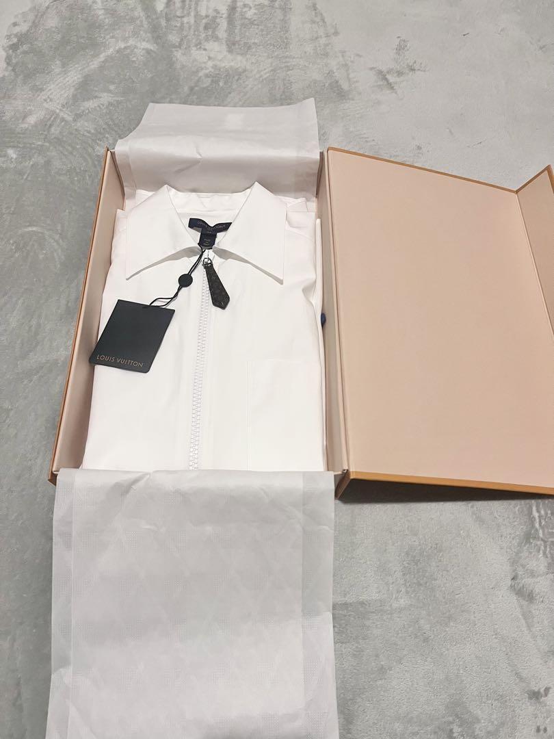 S❤︎品　23SS LV オーバーサイズ ジッパー シャツ 白