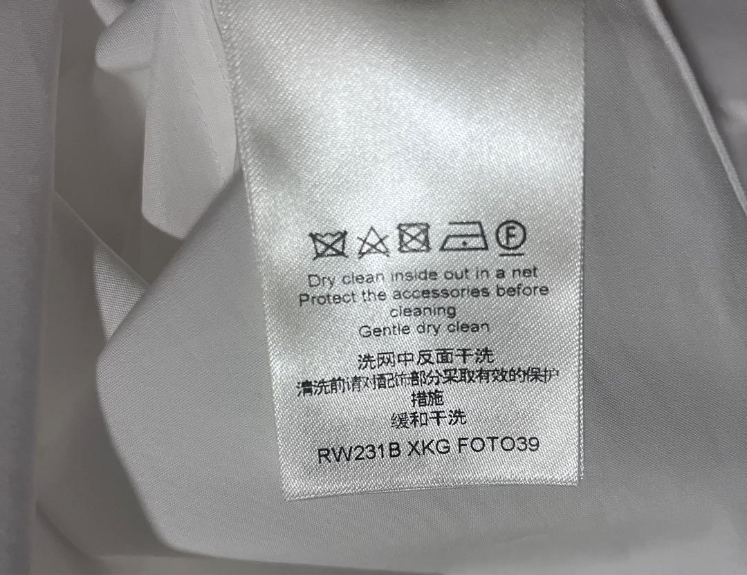 S❤︎品　23SS LV オーバーサイズ ジッパー シャツ 白
