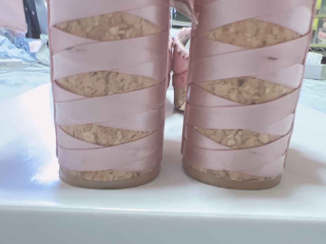 LIZLISAバックリボン付きサンダル