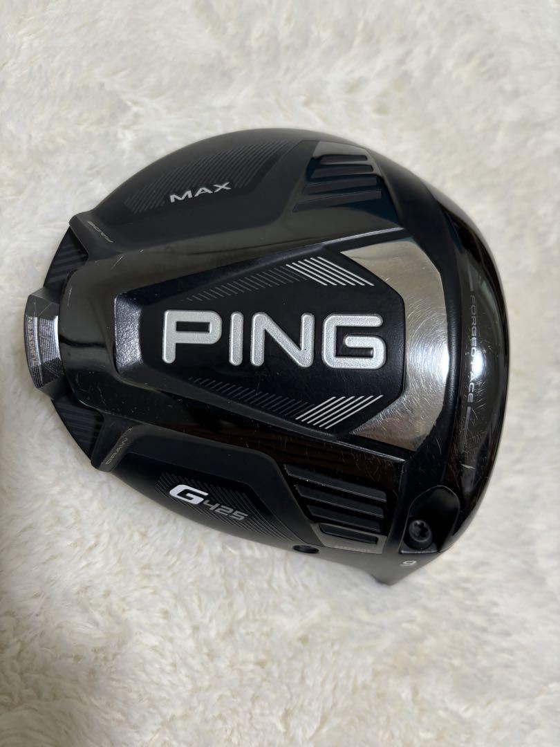 PING G425 MAX ドライバーヘッド ヘッドカバー付き PING G425 MAX ドライバーヘッド ヘッドカバー付き