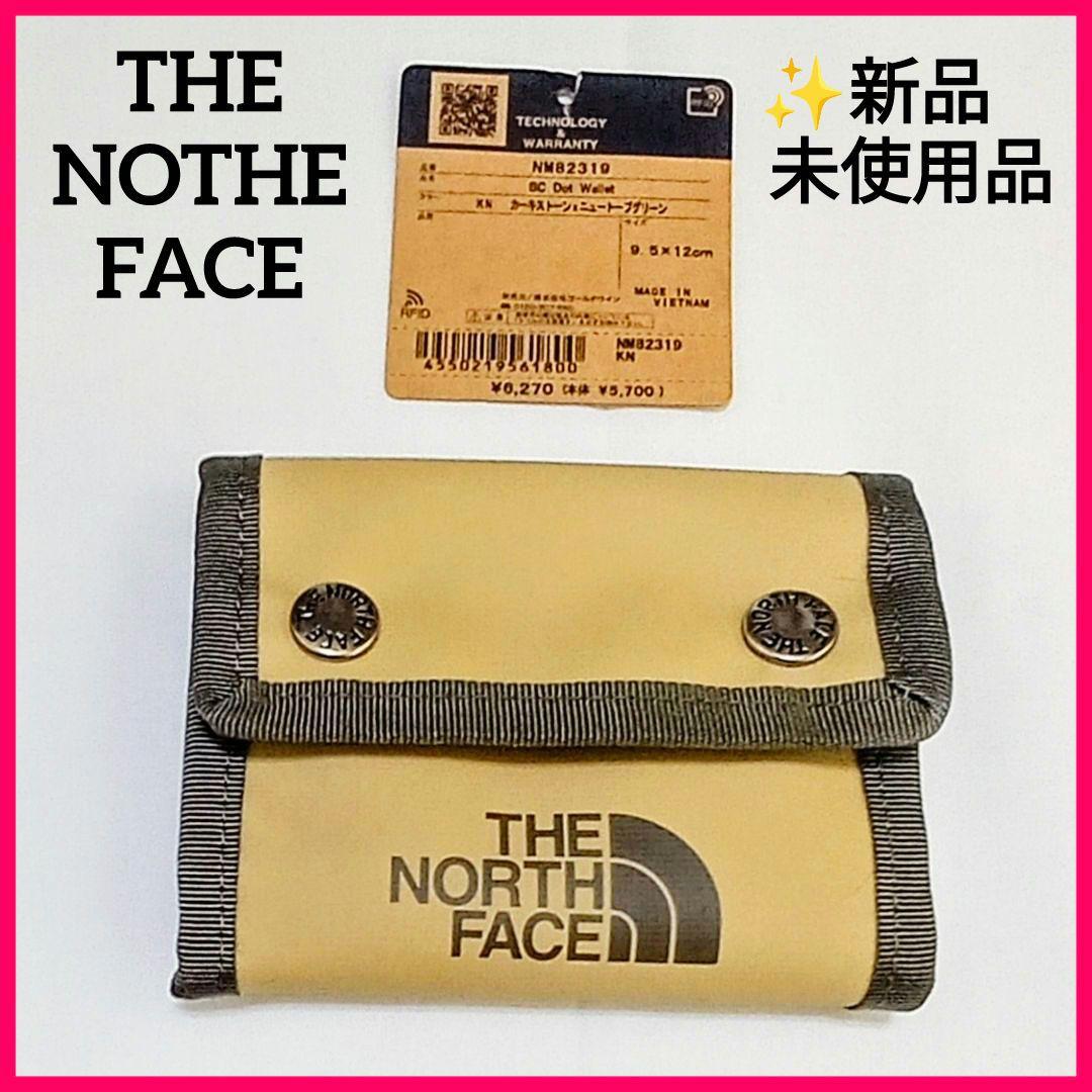 ✨ザノースフェイス　三つ折り財布　ウォレット　新品未使用品　カーキー　人気商品 5,280円