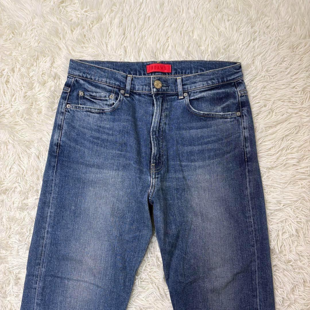 【美品✨】レッドカード　ビームス　別注　W32 ストレッチデニム