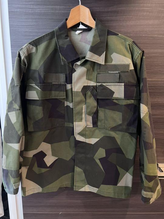 スウェーデン軍 ジャケット カモ スカンジナビア 迷彩 コート 中田商店