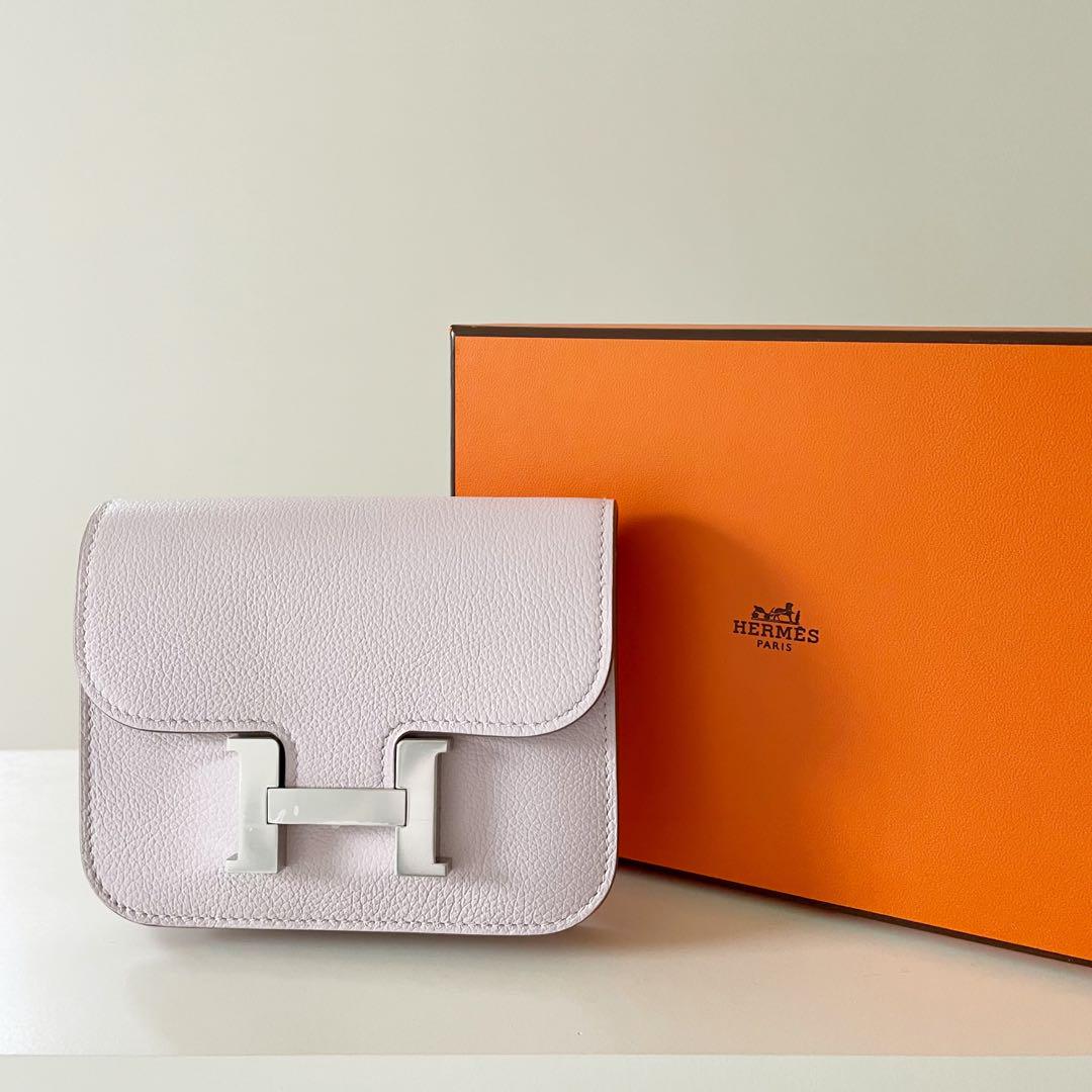 HERMES コンスタンス スリム モーヴペール シルバー金具 新品 エルメス