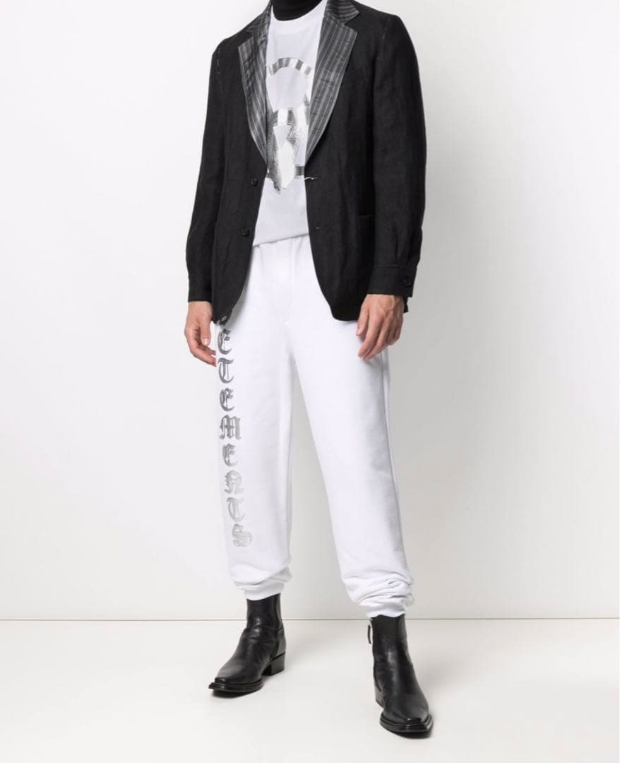新品 VETEMENTS anarchy sweat pants wht おてごろ価格 33%割引 www