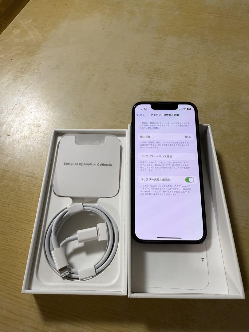 iPhone13 mini 256GB ミッドナイト 美品 SIMフリー
