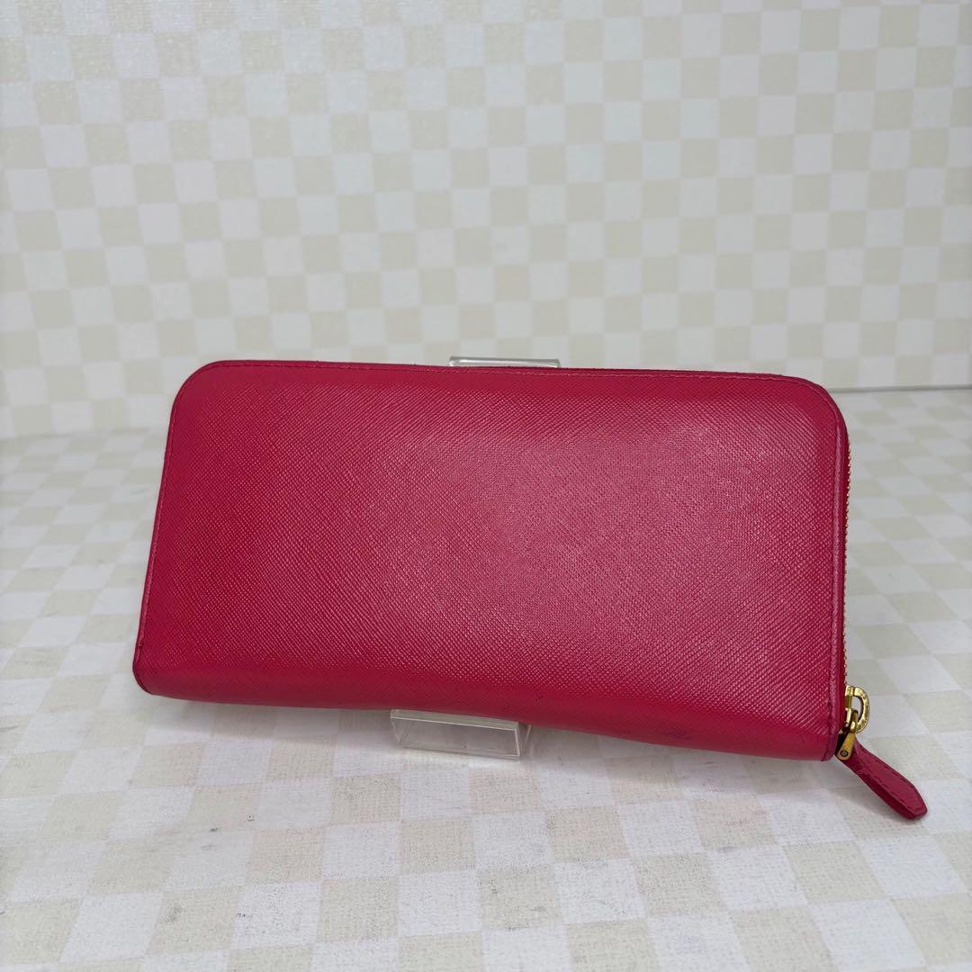 極美品 PRADA プラダ 長財布 ラウンドファスナー M05 - メルカリ