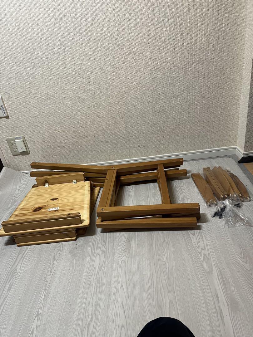 IKEA 木製ダイニングチェア 2脚　　ヨックモック　椅子