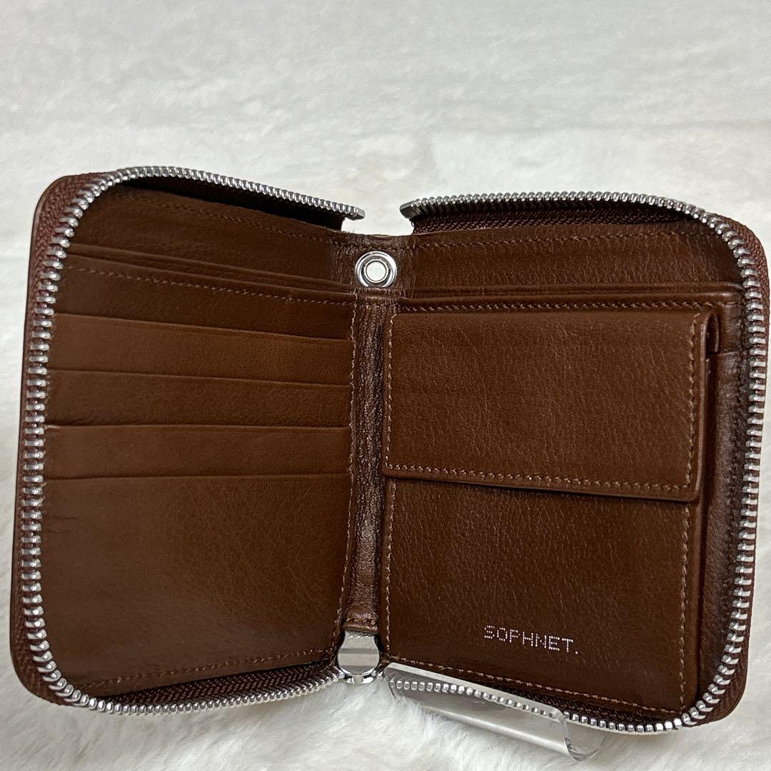 ✨未使用に近い✨SOPHNET. ラウンドファスナー　折財布　ソフネット