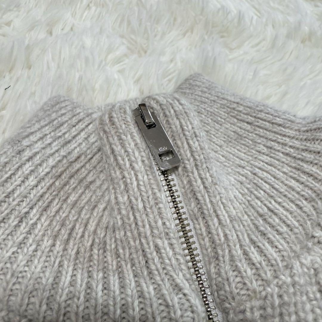 トップス RERACS BULKY CASHMERE/SILK DRIVERS KNIT