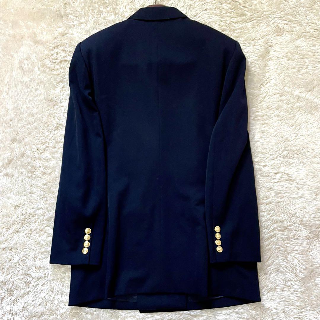 贈り物 アクアスキュータム/極美品】紺ブレ【ネイビー/金ボタン/6B ジャケット・アウター
