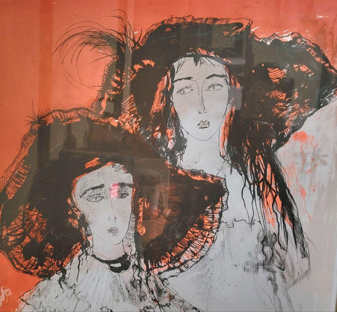 ジャン・ジャンセン タイトル/年代不明  リトグラフ ジャン・ジャンセン タイトル/年代不明 リトグラフ