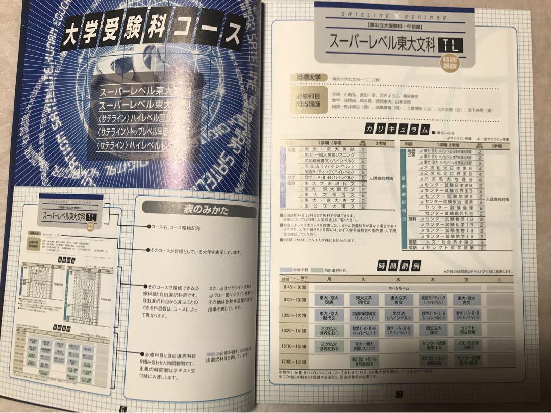 代々木ゼミナール パンフレット '99サテラインゼミ 新品 - メルカリ