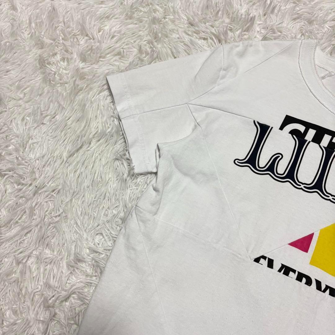 サカイ 21SS 半袖Tシャツ 白 サイズ1 ロゴ アーカイブミックス