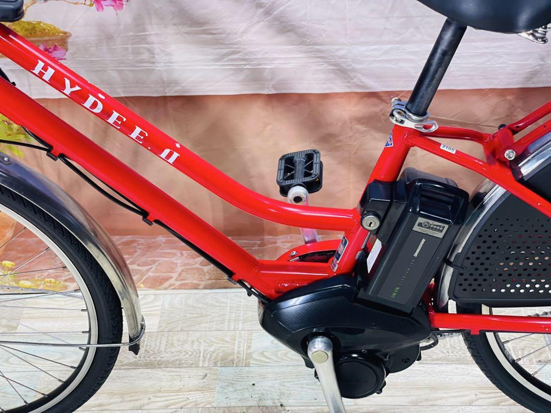26インチHYDEE!! ⭐️ブリヂストン子供乗せ電動アシスト自転車Y2105