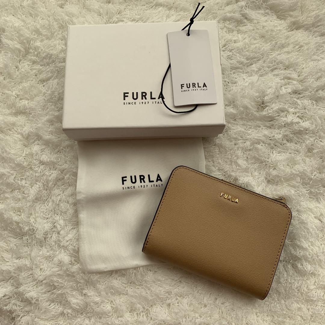定番 折り財布-新品未使用 FURLA フルラ 二つ折り 財布 バレリーナ