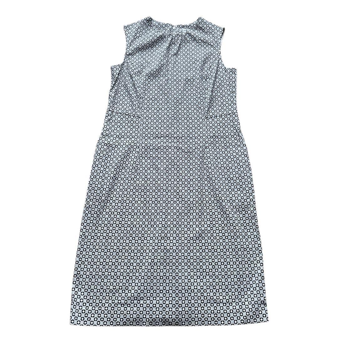 【洗える】23区 ワンピース ノースリーブ 総柄 大きいサイズ2XL 44