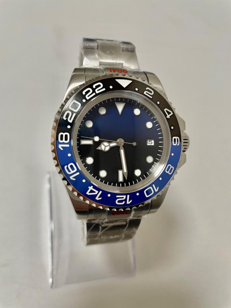 新品　MOD　moyota 8215　自動巻き　サファイアガラス　GMT 風