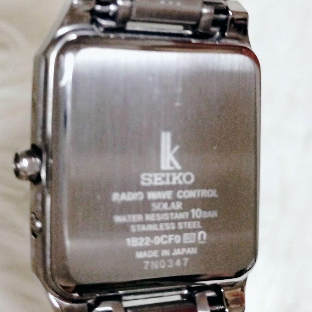 【極美品】SEIKO lk セイコー　ルキア 1B22　シルバー スクエア 極美品】SEIKO lk セイコー ルキア 1B22 シルバー スクエア