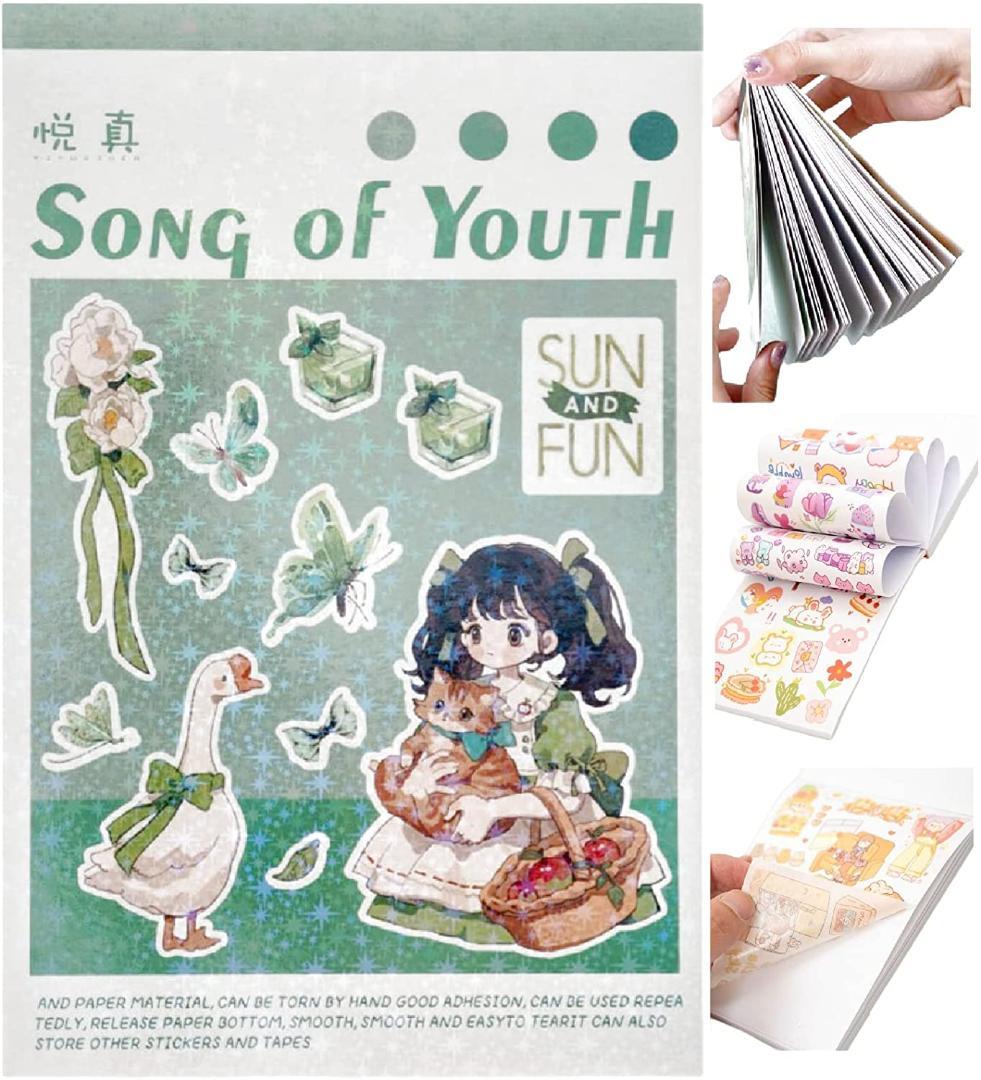 新しいコレクション 50ページ フレークシール 素材 コラージュ 約850種 かわいい 女の子 その他 新しいコレクション 50ページ フレークシール 素材 コラージュ 約850種 かわいい 女の子 その他