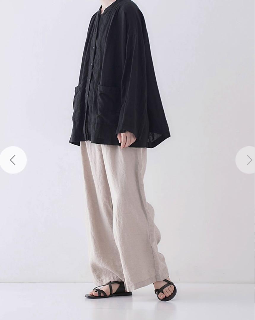 nest Robe 【定価2万】ネストローブ *硫化染めリネンシャツ