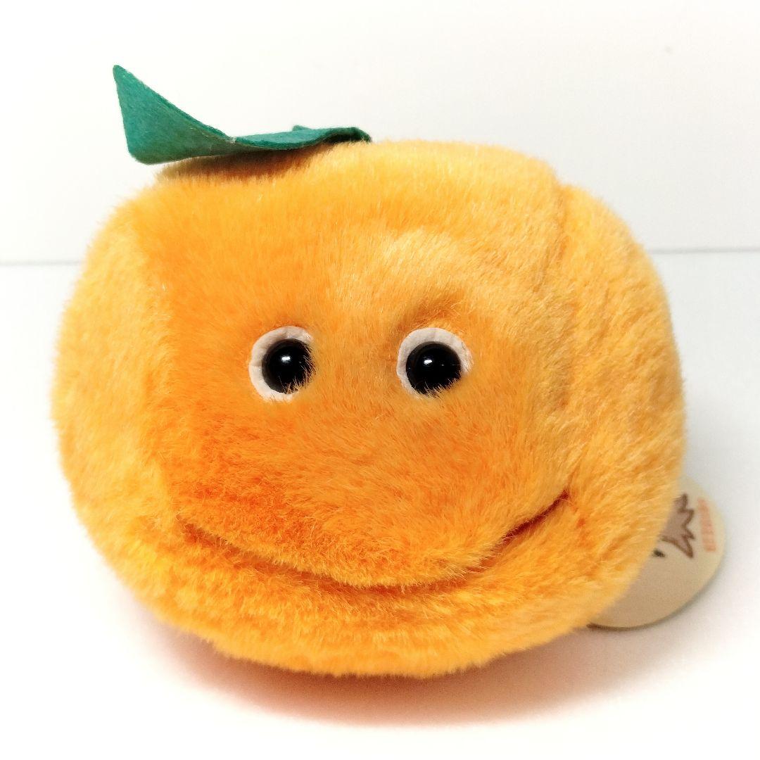 当時物 レア みかんちゃん 吸盤付き ぬいぐるみ レトロ タグ付き