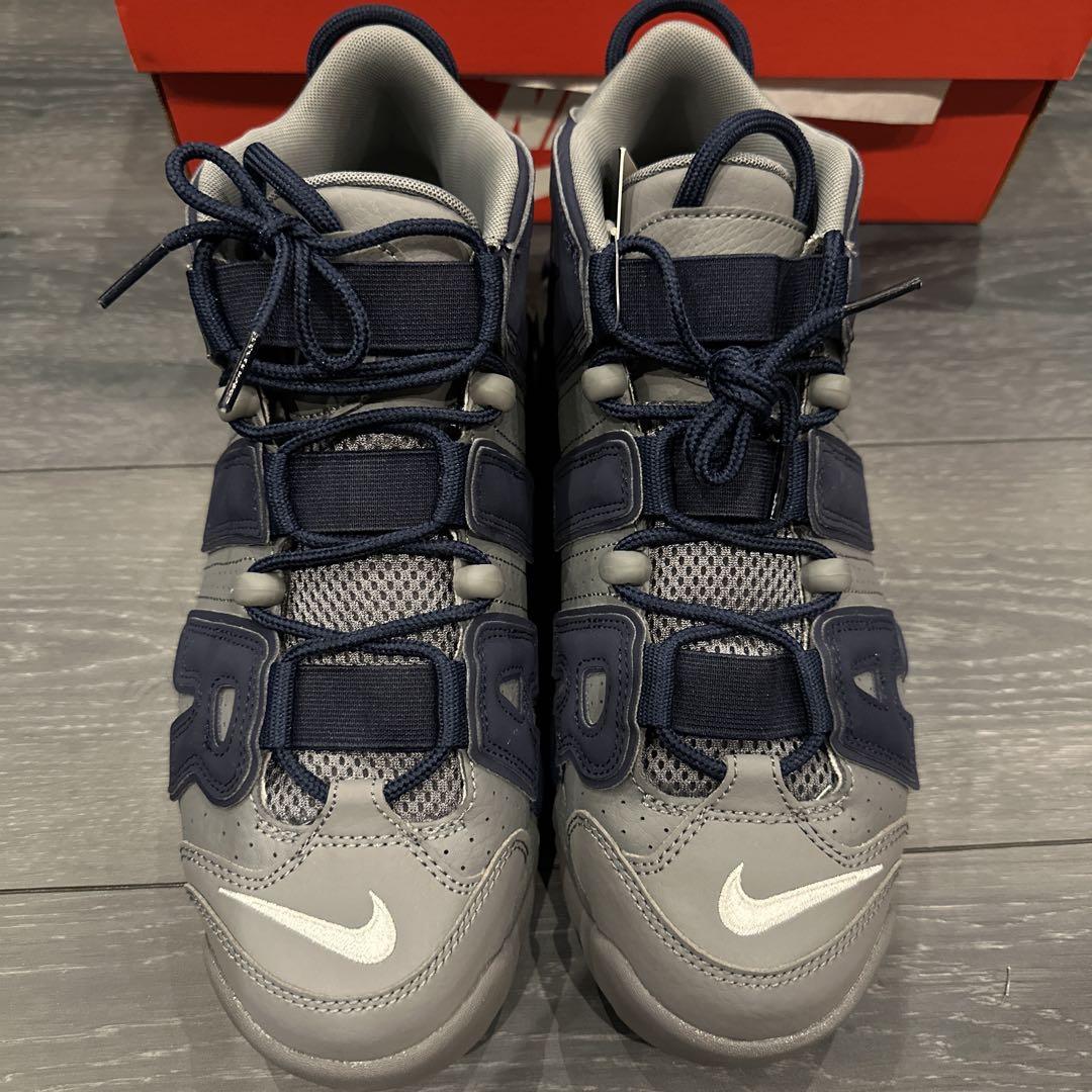 Nike Air More Uptempo 96 Cool Grey Midnight Navy (GS