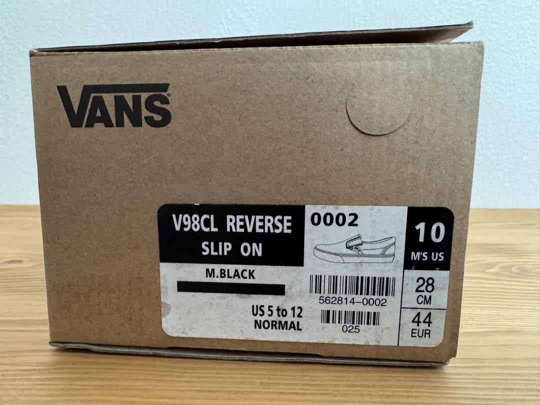 新品 VANS SSZ コラボ スリッポン 裏VANS 別注 ブラック