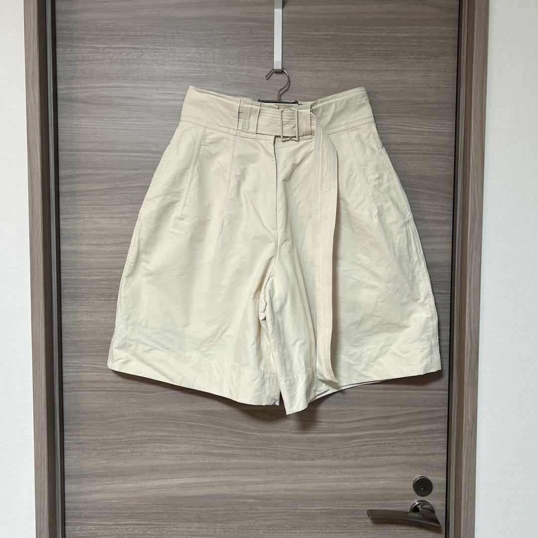 TODAYFUL 24SS Waistbelt Half Pantsエクリュ38