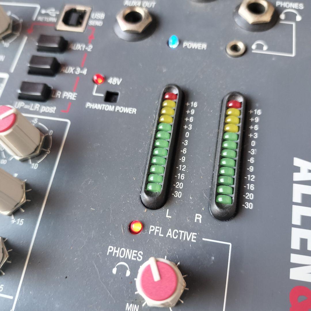 ALLEN&HEATH アナログミキサー ZED-14 動作良好 元箱付