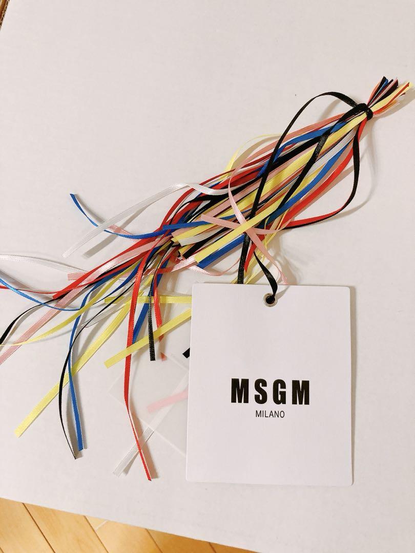 MSGM - 正規品保証 1回のみ着用美品 MSGM ボックスロゴ