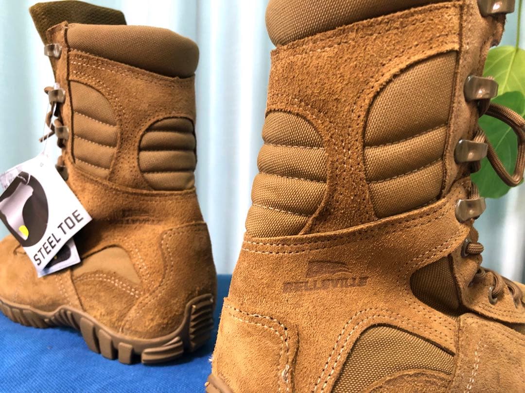 海軍実用 ベルビル 533ST ブーツ 24cm スチールトゥ サンド ベージュ