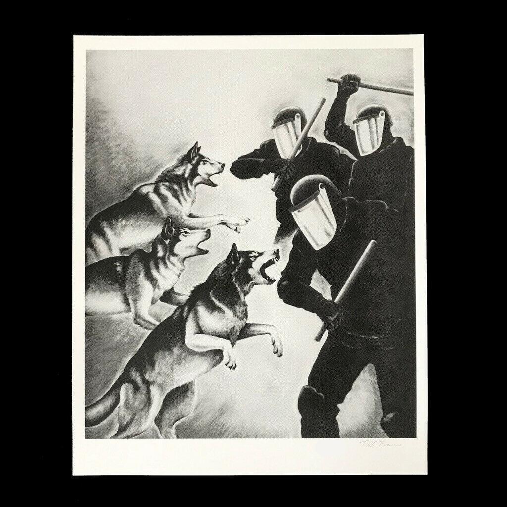 Todd Francis トッドフランシス　直筆サイン入りポスター 個展用作品版画