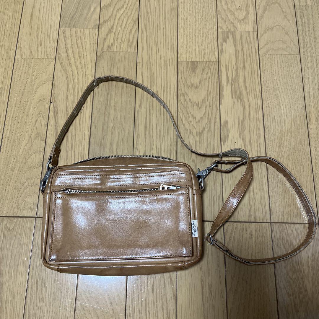 廃盤 PORTER ポーター 2way レザー ショルダーバッグ ウエストポーチ