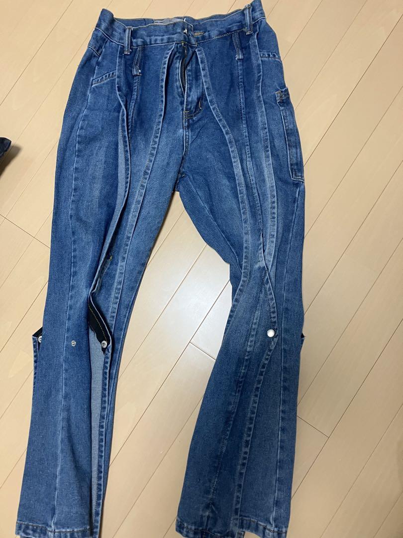 HARSHANDCRUEL ダークブルーデニムパンツ S