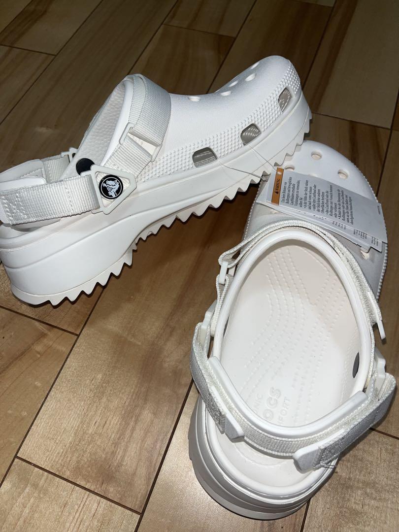 Crocs ホワイト スポーツサンダル