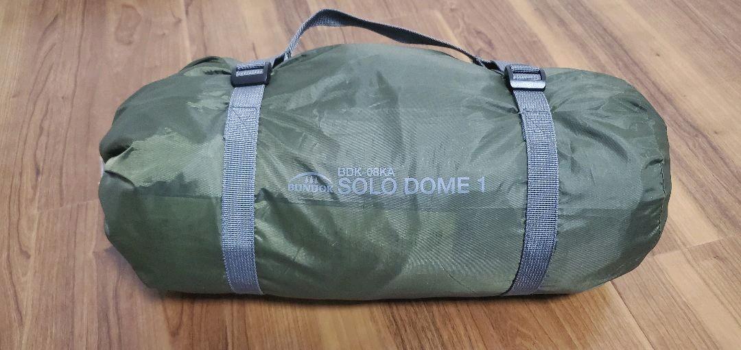 BUNDOK SOLO DOME 1 スタンディングテープ付き！