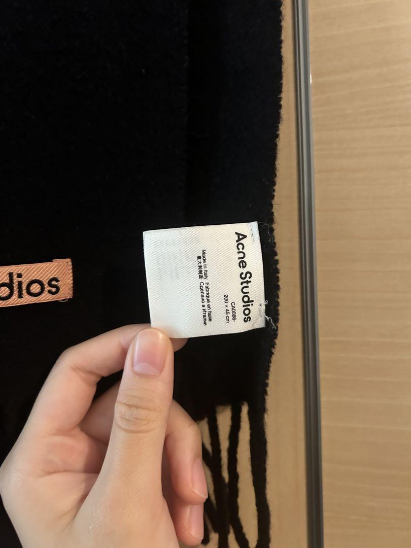 acne studios マフラー/ストール/ピンクタグ