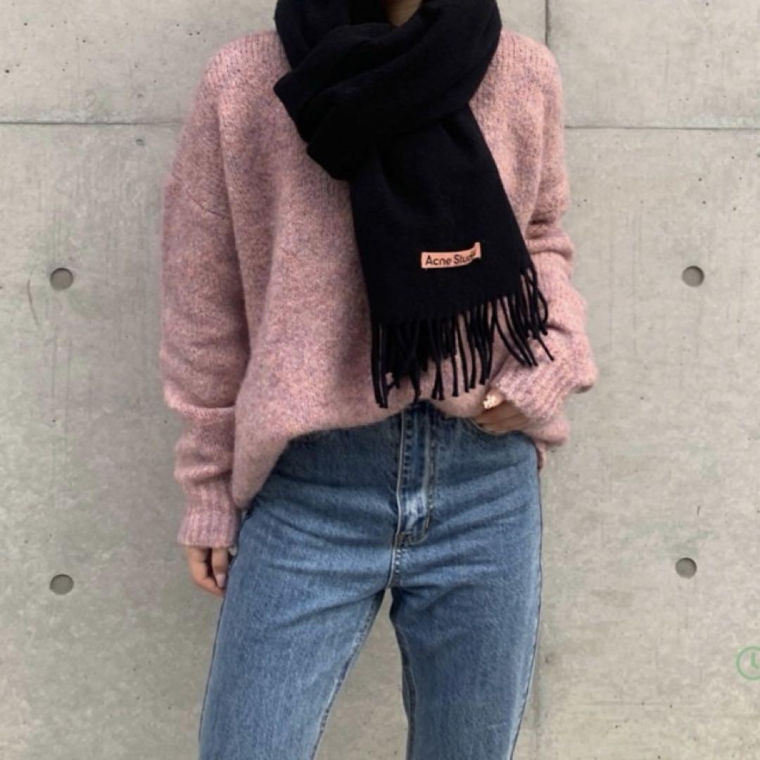 acne studios マフラー/ストール/ピンクタグ