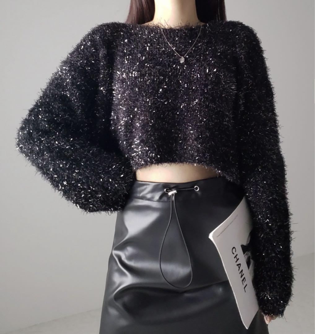 極美品】GRACE CONTINENTAL サテン フリル ブルゾン ドレープ