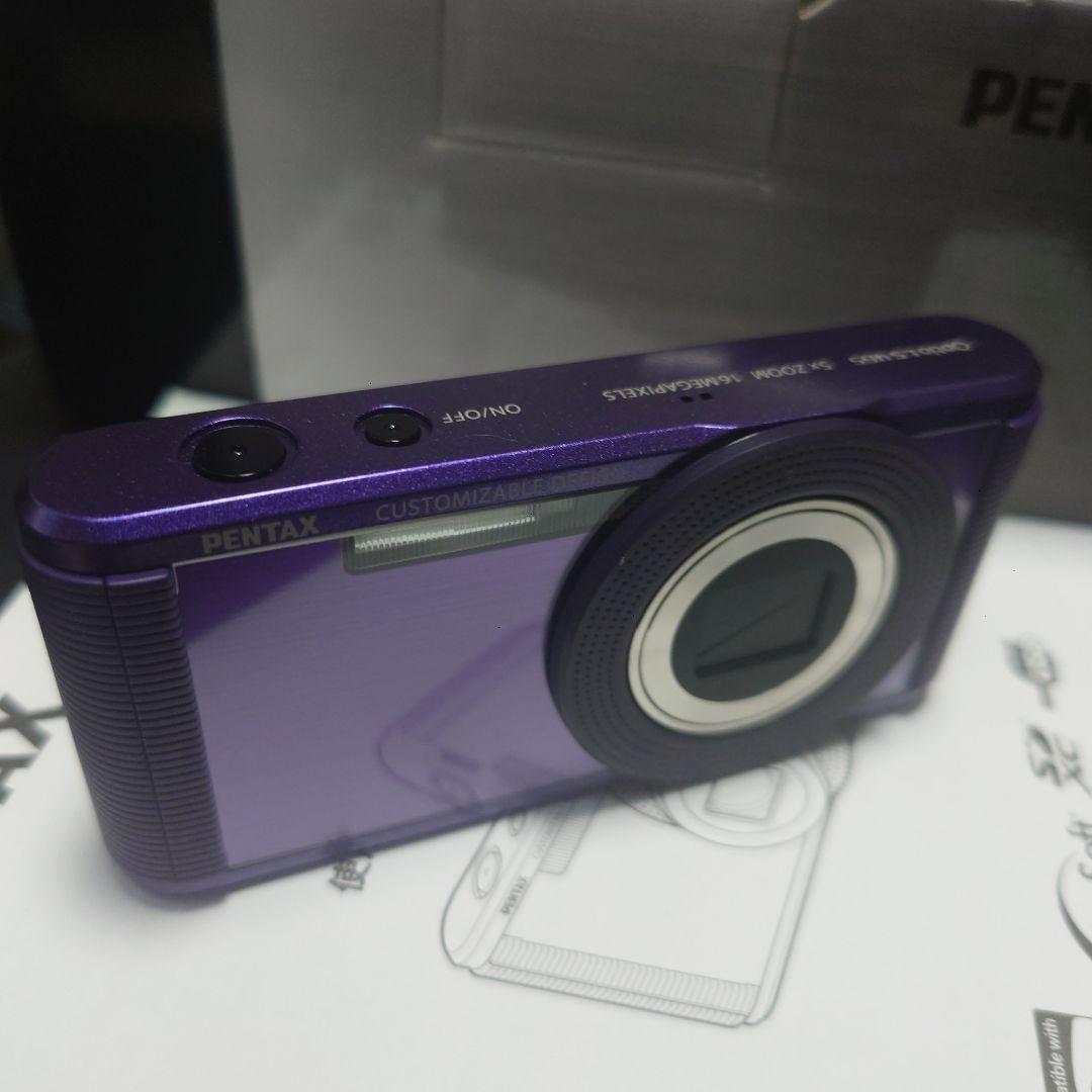 PENTAX Optio LS465 パープル 16MP 5倍ズーム 新品未使用 - メルカリ