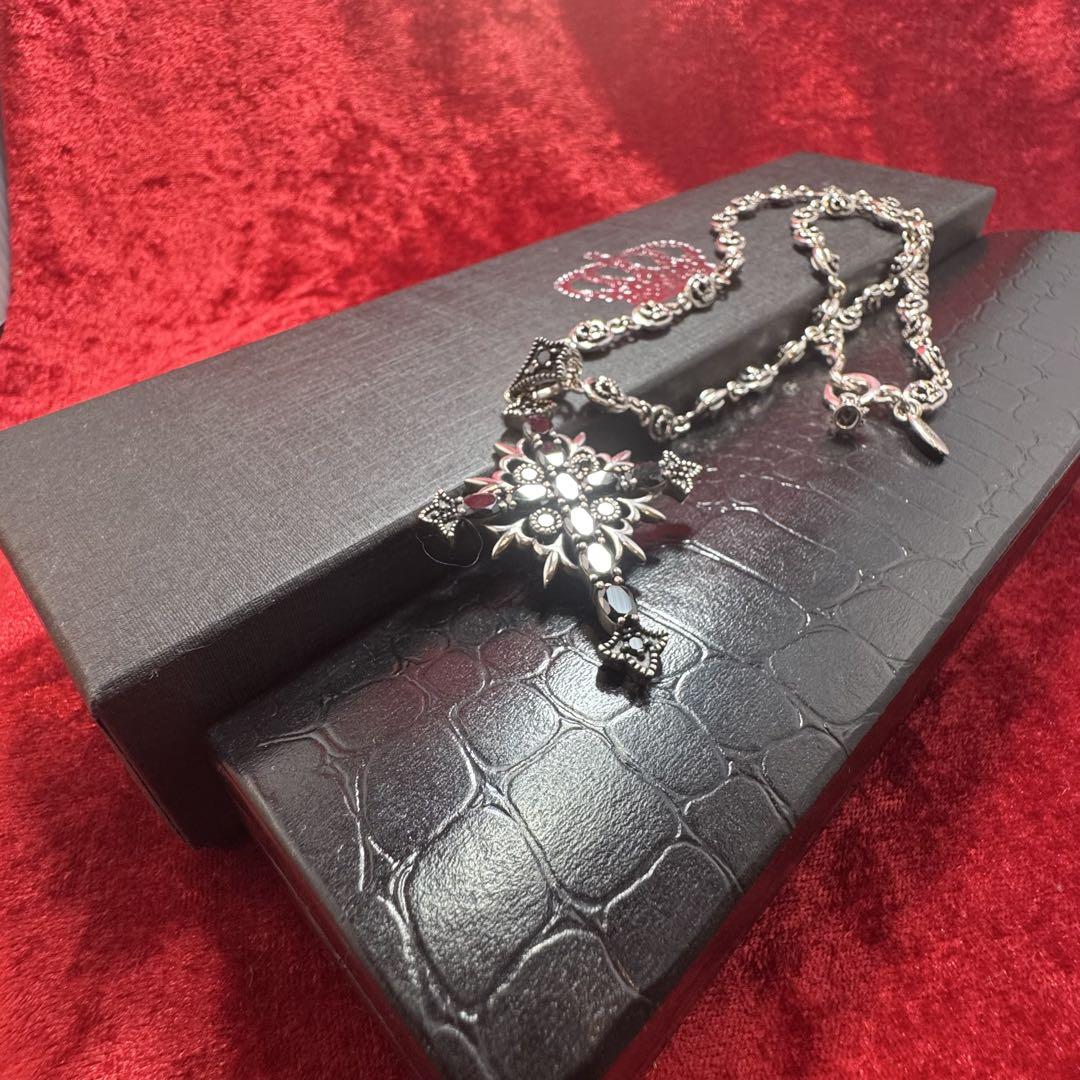 美品 クロスデザインチェーン ジャスティンデイビス/Justin Davis