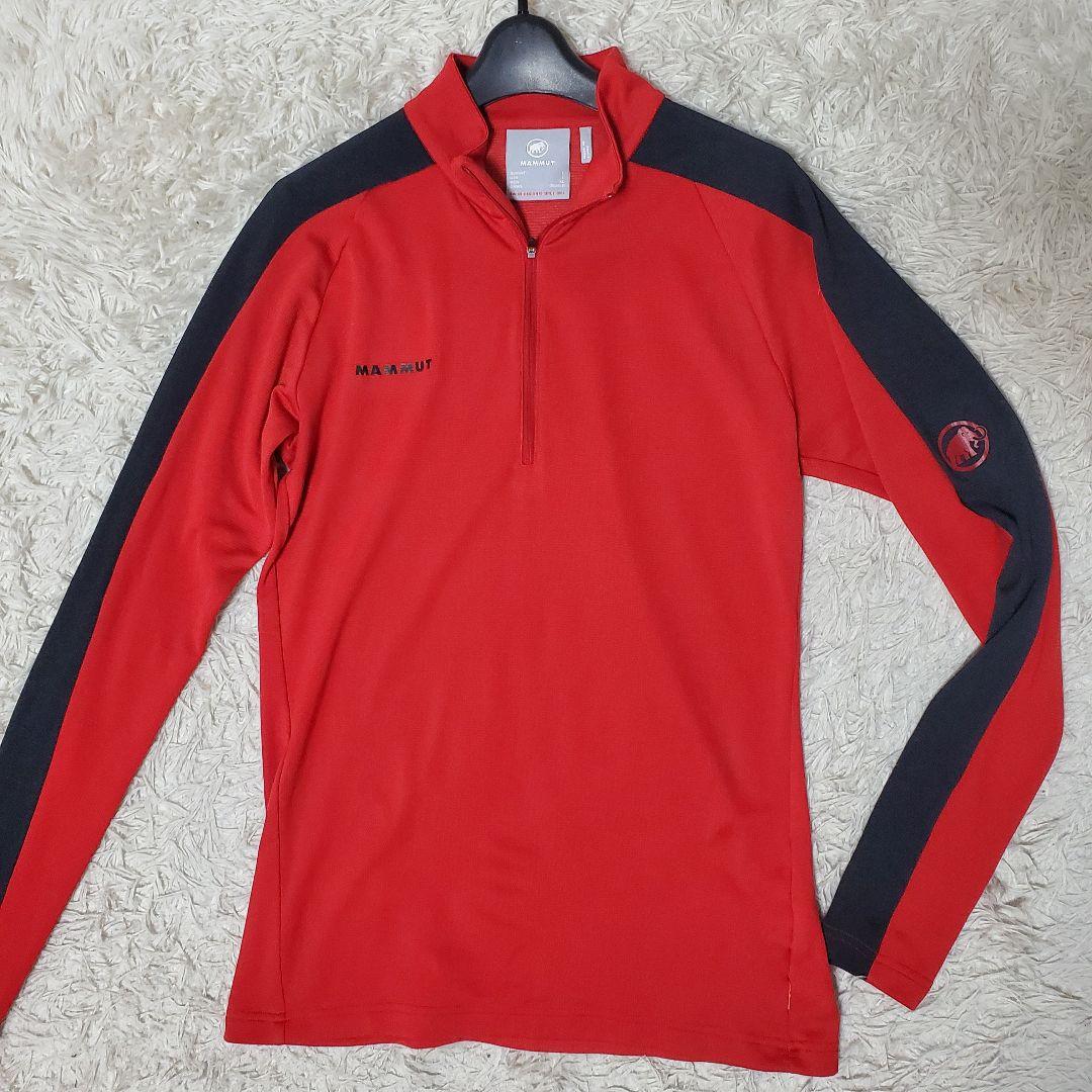 美品 MAMMUT マムート ハーフジップトレッキングウェア マンモス XL