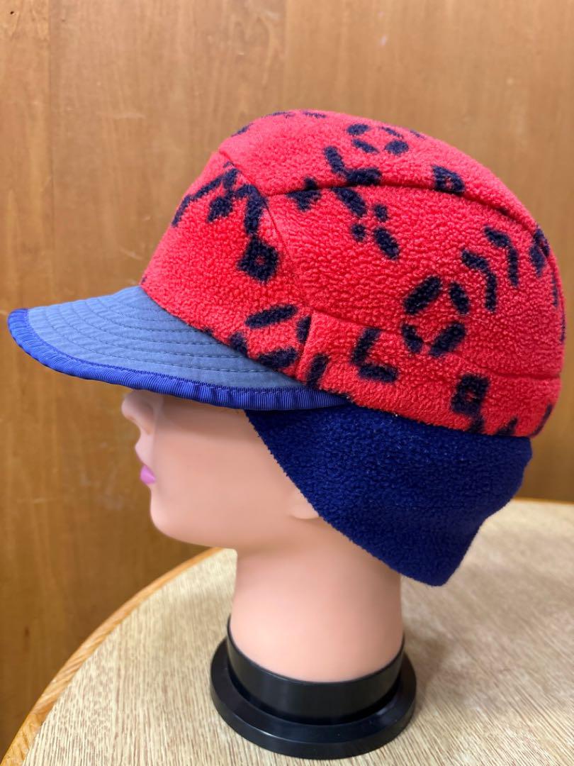 パタゴニア  シンチラ ダックビル ハット フリース キャップ M レッド総柄