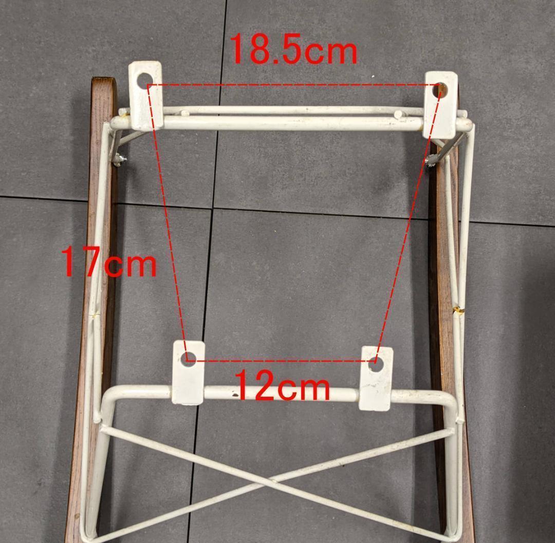 イームズ ロッカーベース 交換用 チェア 椅子 Eames 部品 白/茶ベース