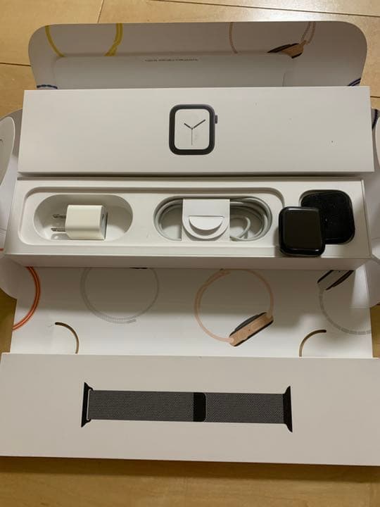 Apple Watch series4 40mm ブラックステンレスミラネーゼ