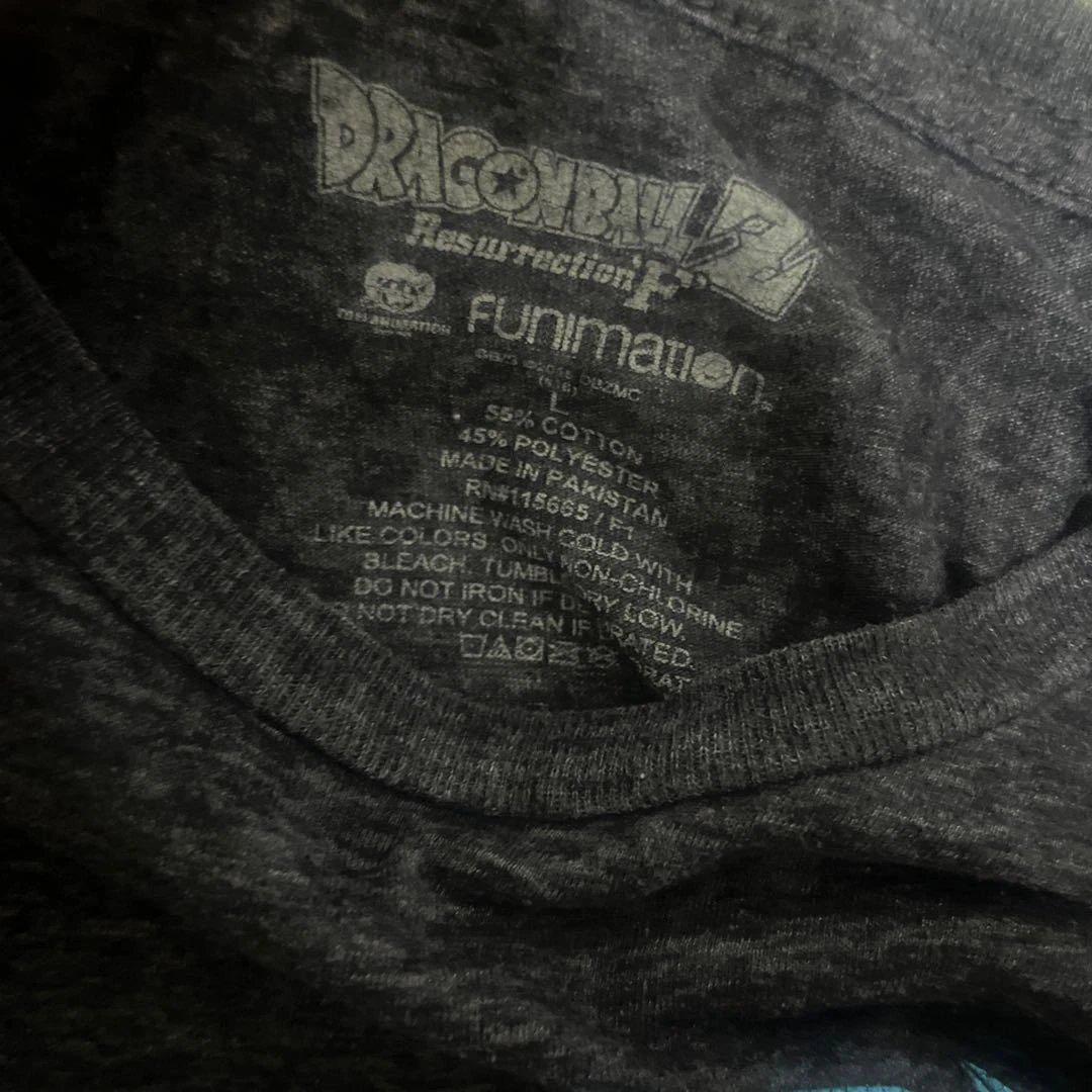 ドラゴンボールZ Tシャツ　復活のF 海外　悟空　ベジータ　古着　L