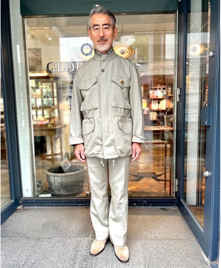 mando ウールギャバジン フ パンツ GLOBE SPECSM MANDO