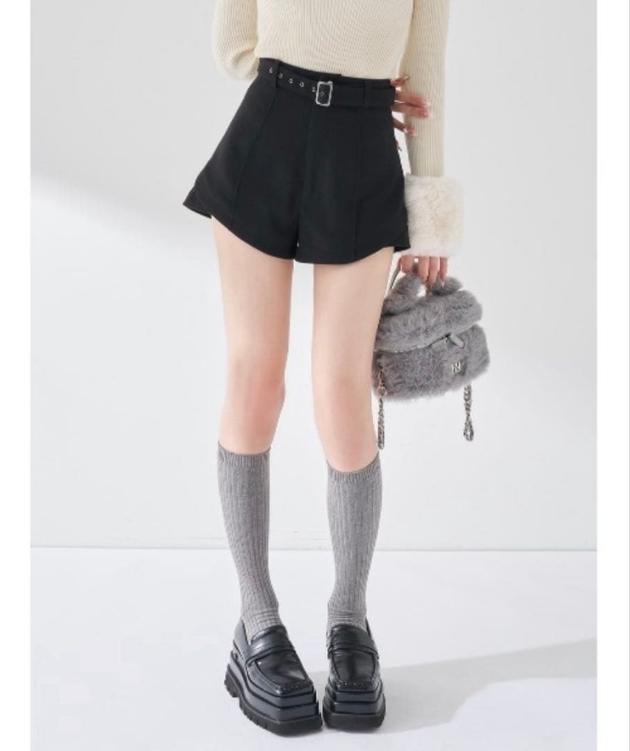 Darich サイドスリットハイウエストショートパンツ